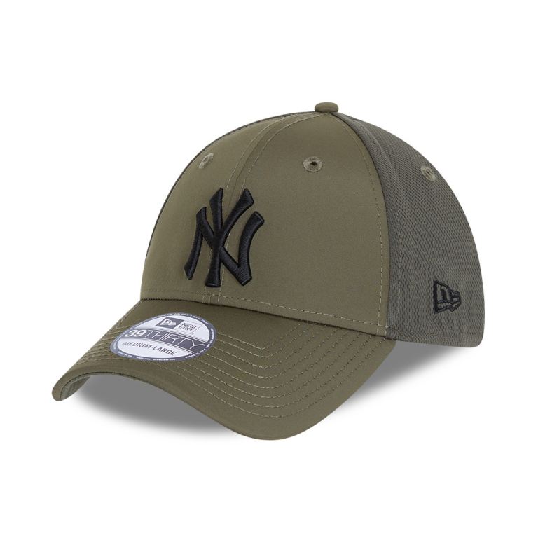 Gorras New Era 39thirty Verdes - New York Yankees Mesh Back Khaki 37068HULZ